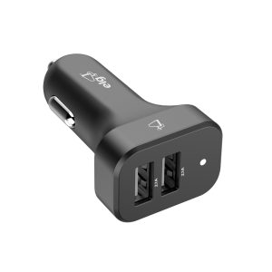 Carregador Veicular 2 Saídas USB-A – Preto