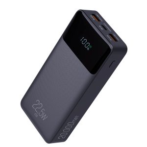 Carregador Portátil Power Bank 20.000 mAh – Preto